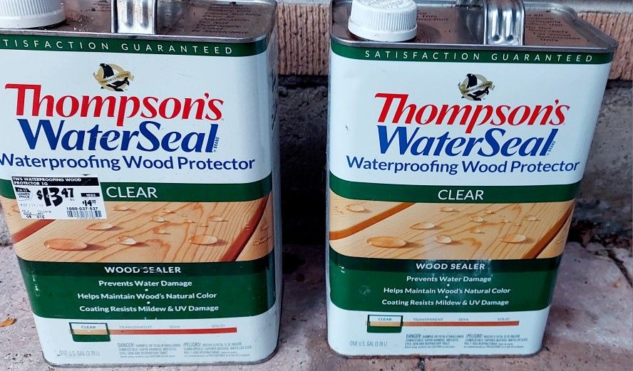 Thompson's WaterSeal Clear Clear Exterior Wood Stain and Sealer