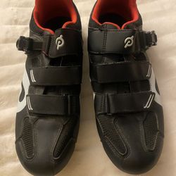 Peloton Cycling Shoes with Cleats Black Red PL-SH-B 38 Size 45 Man 