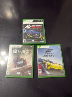 Xbox Series X games - Forza, WRC, Assetto Corsa Competizione