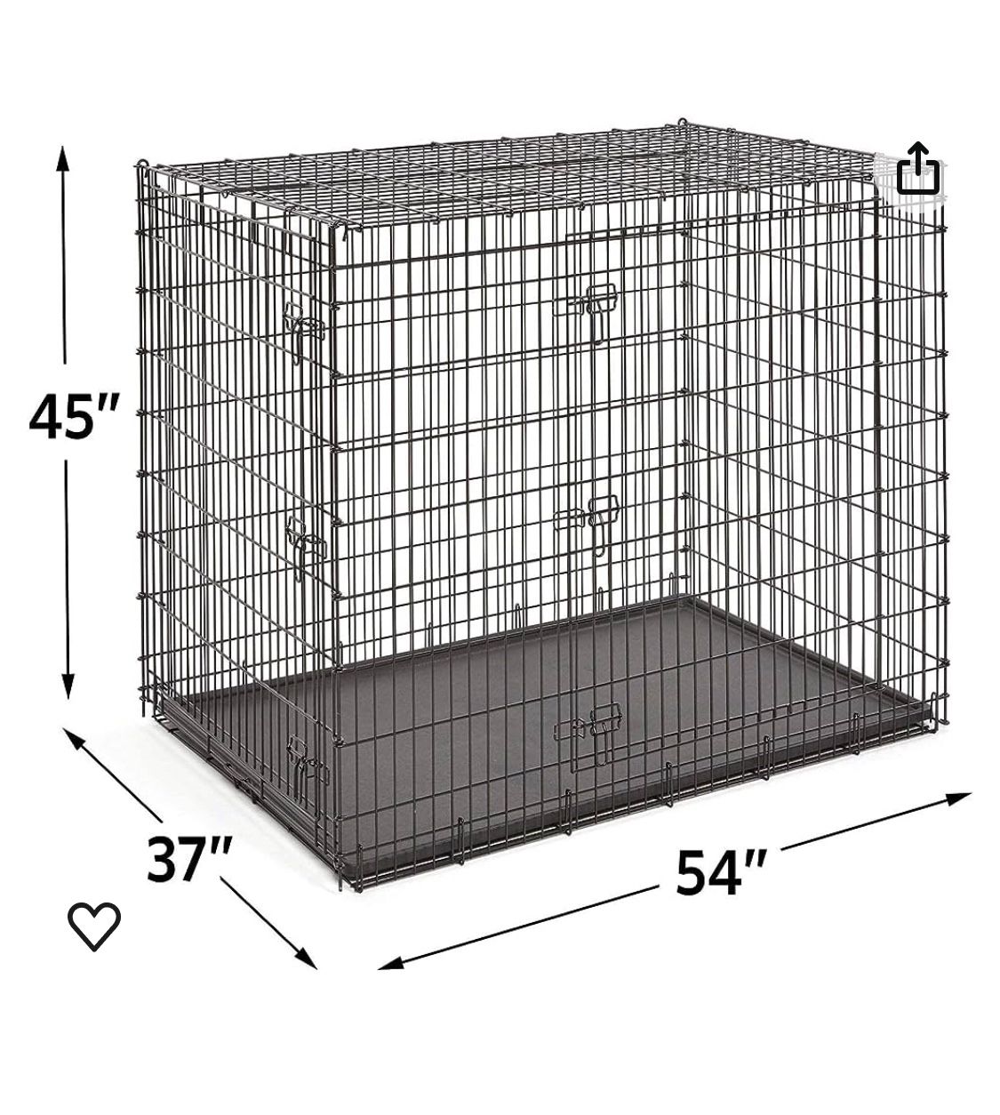 DOG CRATE New (Measurments In Photos)