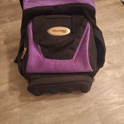 Columbia Professional Bowling Ball Bag Accustomed Fit  With New Ball. 