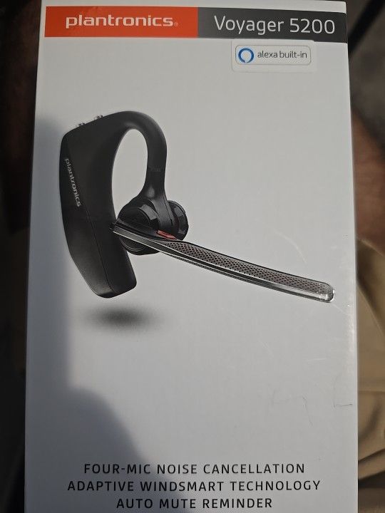 Plantronics Voyager B5200 UC Bluetooth Mono Headset Ear Hook Single Ear Set Kit