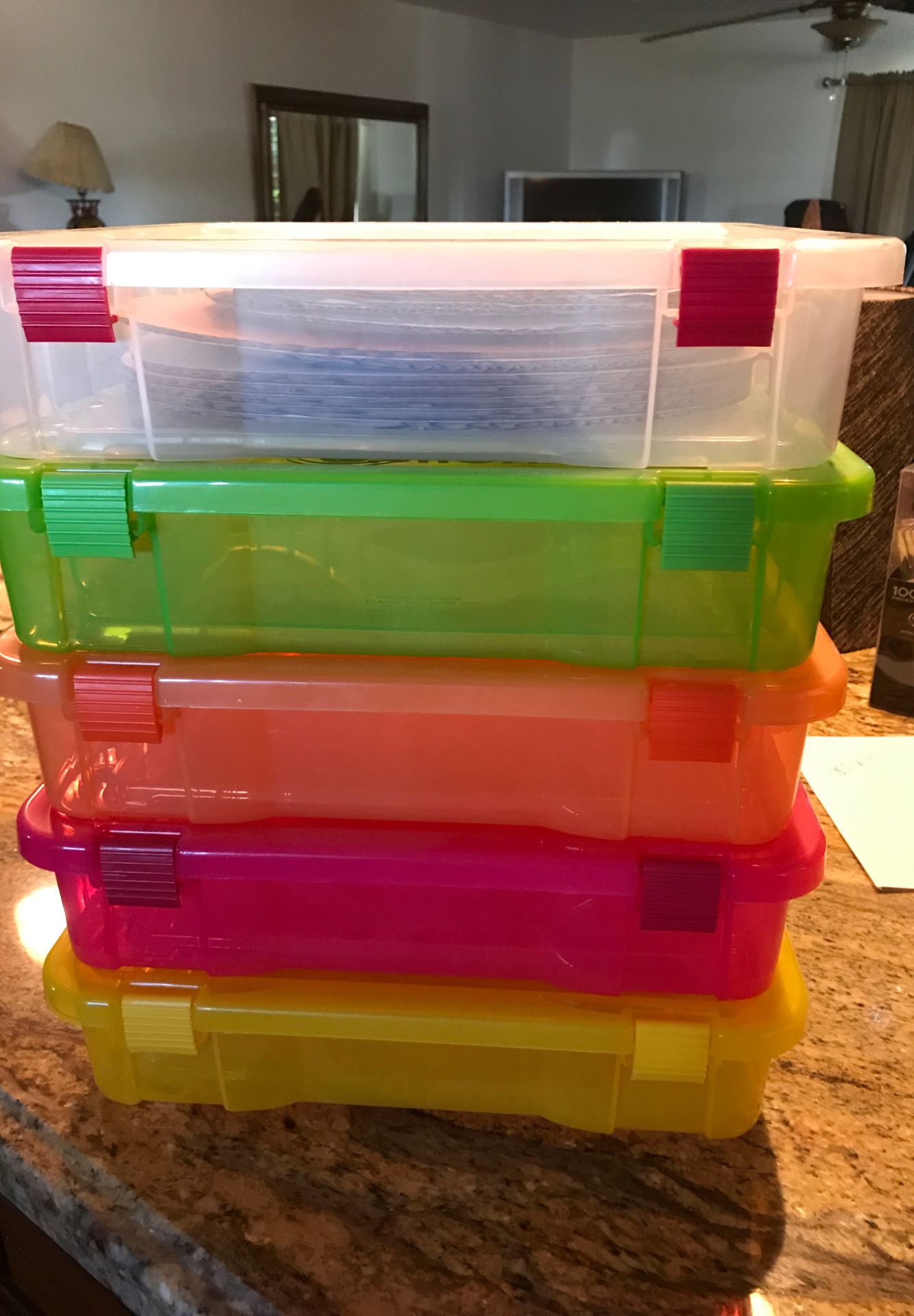 Stackable storage containers