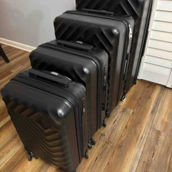 4 Pieces Luggage Set Extandable 