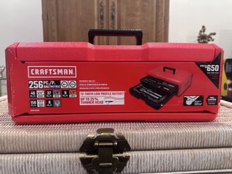 CRAFTSMAN 256-Piece Mechanics Tool Set – Metric & SAE – Hard Case