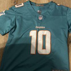 Miami Dolphins Tyreek Hill Jersey Youth Large (stitched)