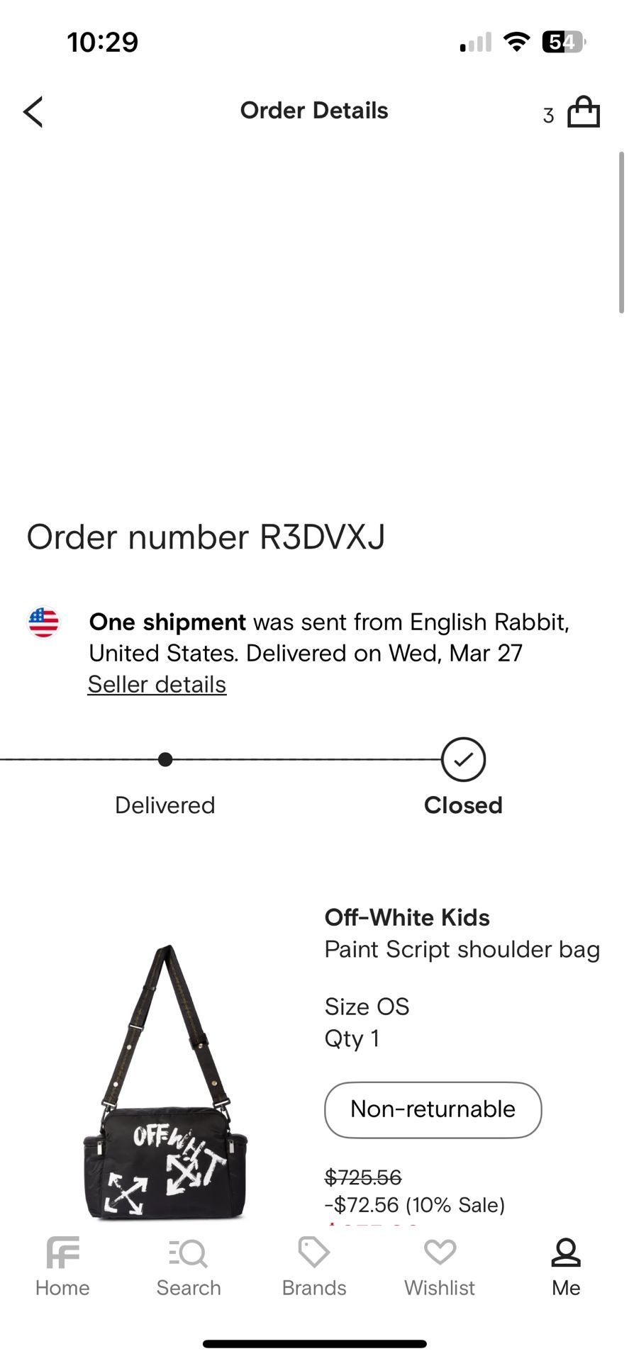 Off White Diaper Bag