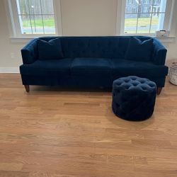 Couch + Pillows + Ottoman