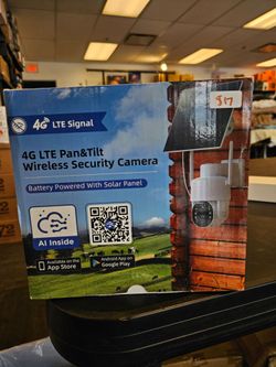 4G LTE PAN&TILT WIRELESS SECURITY CAMERA