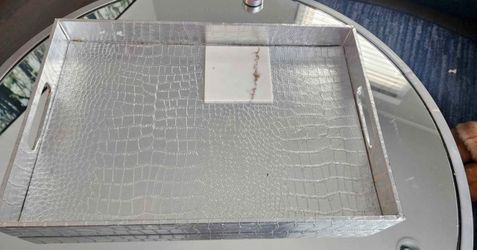 Silver tray