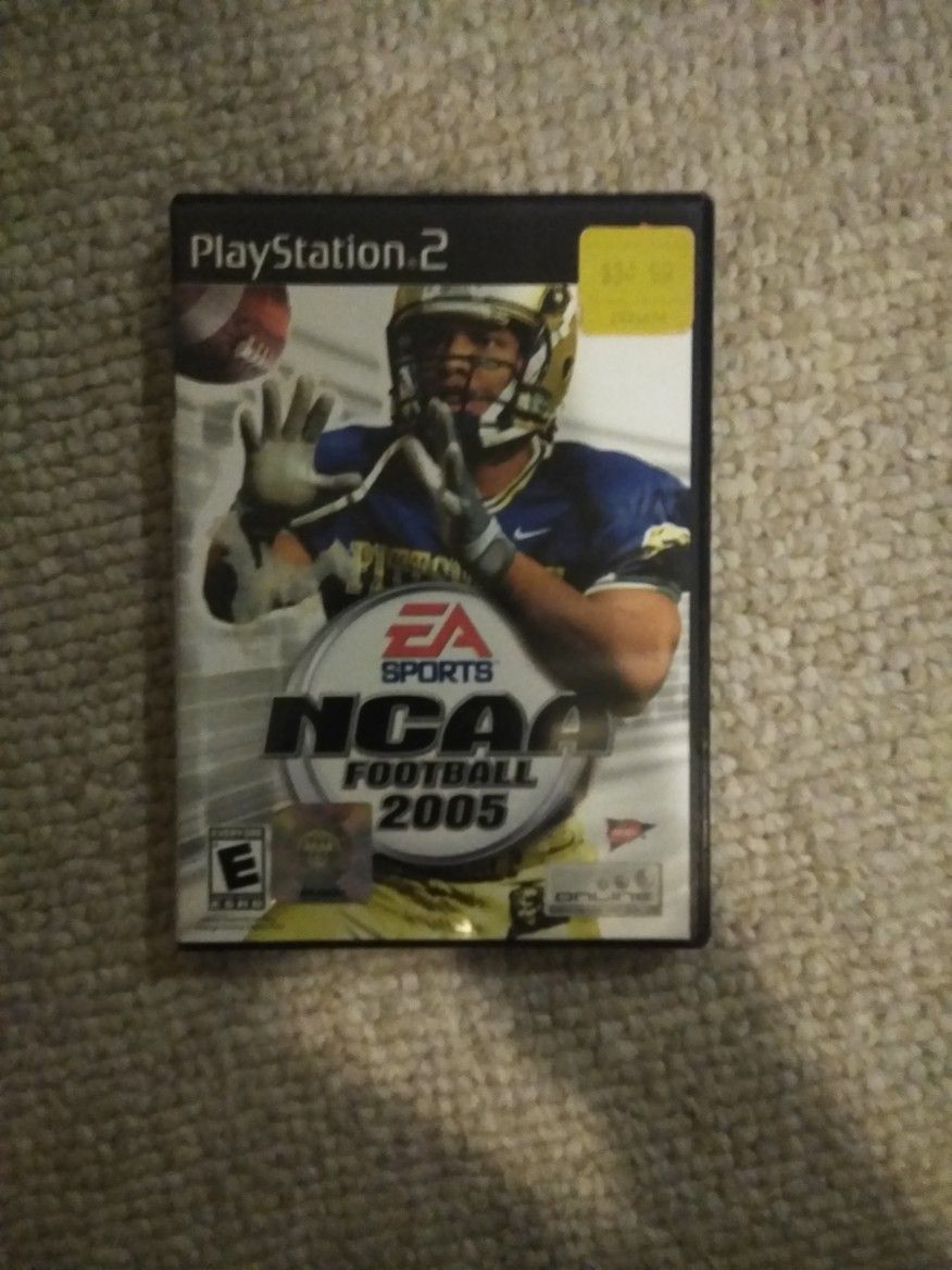 Playstation 2 PS2 NCAA Football 2005