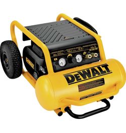 DEWALT Air Compressor, 225-PSI Max, Hand Carry with Wheels, 4-1/2 Gallon (D55146)