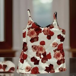 WHBM Women’s Roses & Tiger Cami Size XS