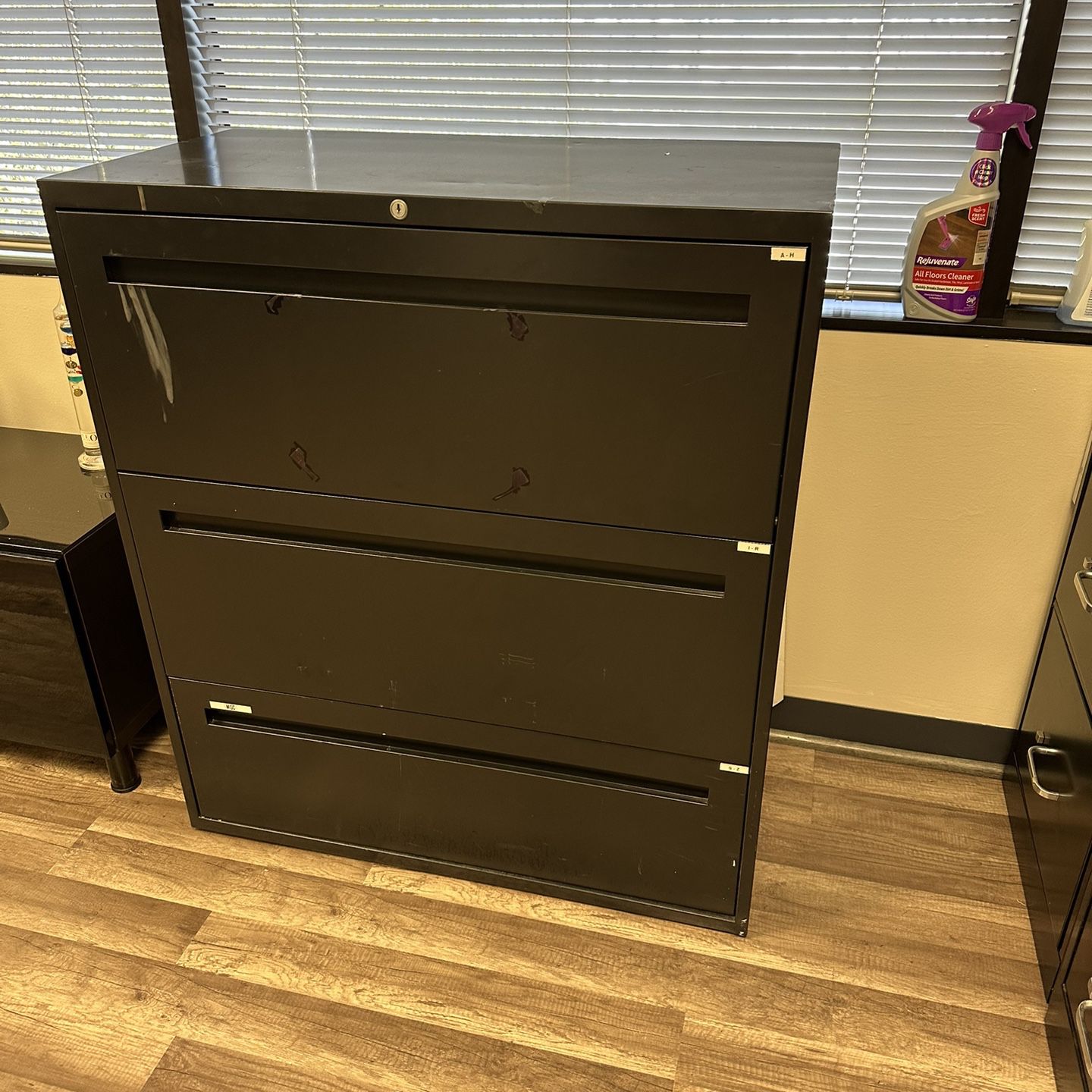 3 Drawer Filing Cabinet With Key