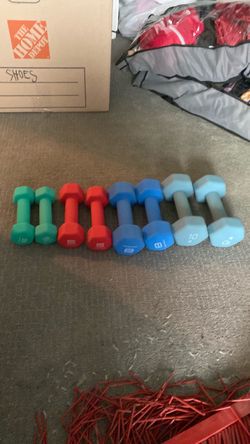 Neoprene Dumbbell Set 4 Pairs