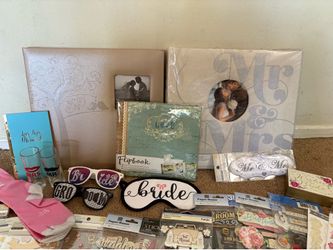Complete Bridal Scrapbook and Photo Album Kit