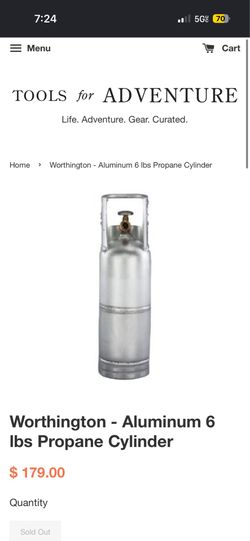 Aluminum Lpg cylinder tank Worthington