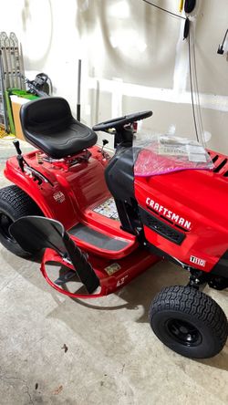Brand new craftsman riding lawnmower