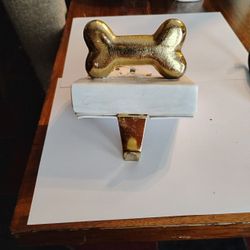 Handmade With Love Dog Bone Christmas Stocking Holder 