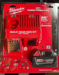 Milwaukee M18 5.0 Battery And Charger