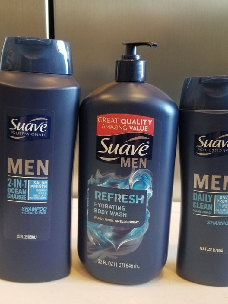Suave MEN Shampoo & Bodywash Bundle