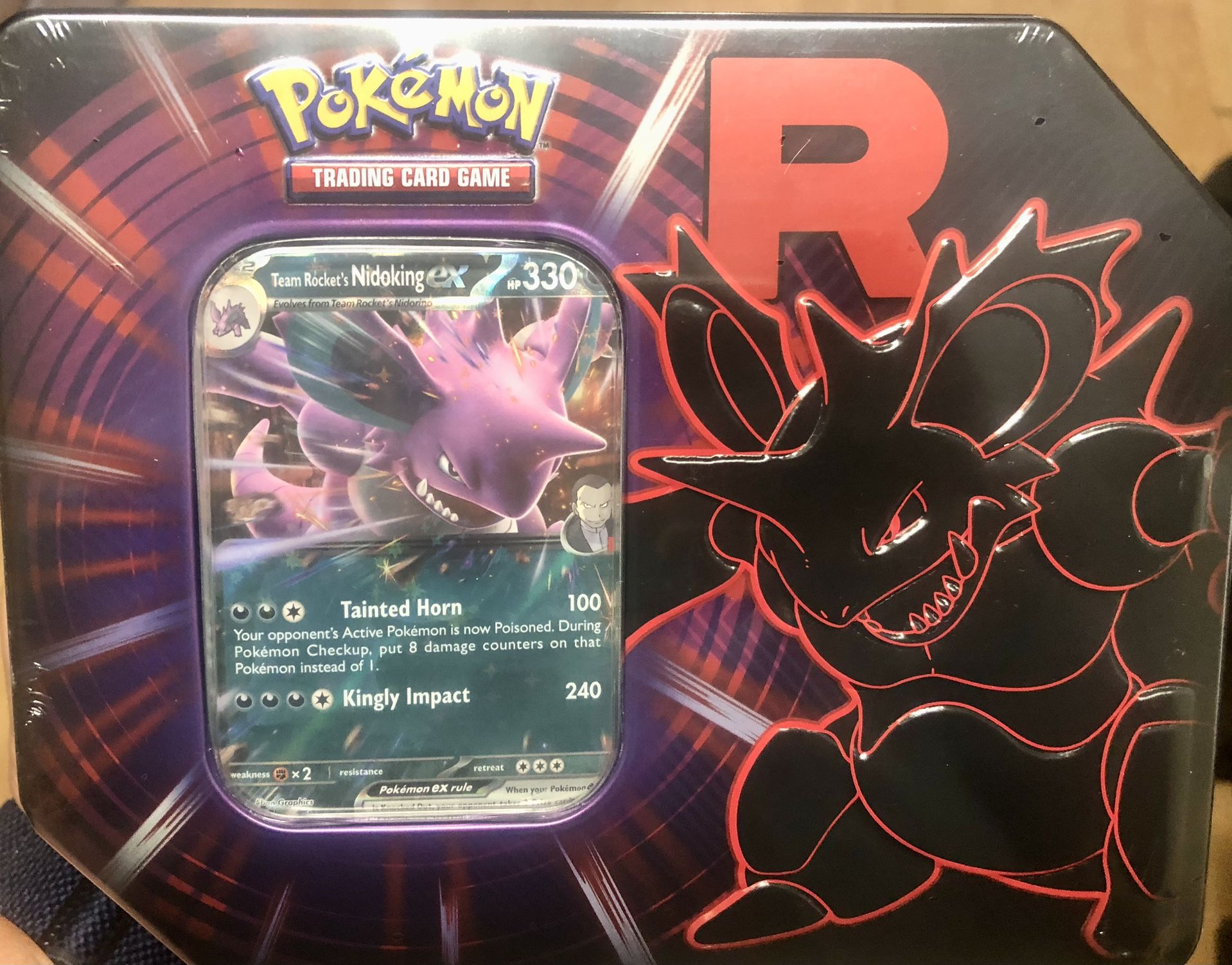 Pokemon Destined Rivals Team Rockets Tin