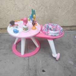 BRIGHT STARTS AROUND WE GO 2-IN-1 WALK AROUND BABY ACTIVITY CENTER