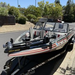 Vintage Cajun Bass Boat