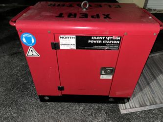 NorthStar Silent Run Industrial Generator – Super Quiet Enclosed Power Station – $2,750 Firm