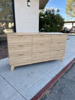 Fluted MCM Style Dresser  ( Can Deliver For $10 )