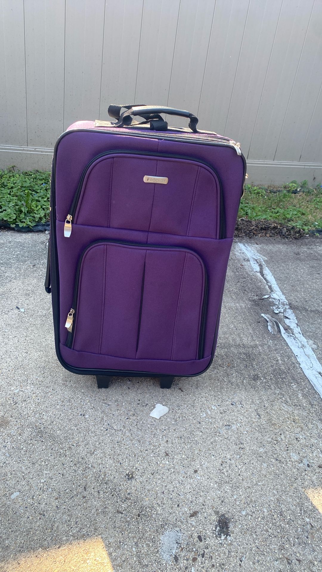 Carry-on Suitcase With Duffel Bag