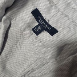 Blue Grey Longsleeve Cufflink Shirt Burberry