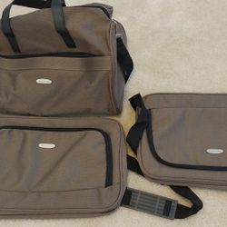 3 NEW Protocol Bags Brown