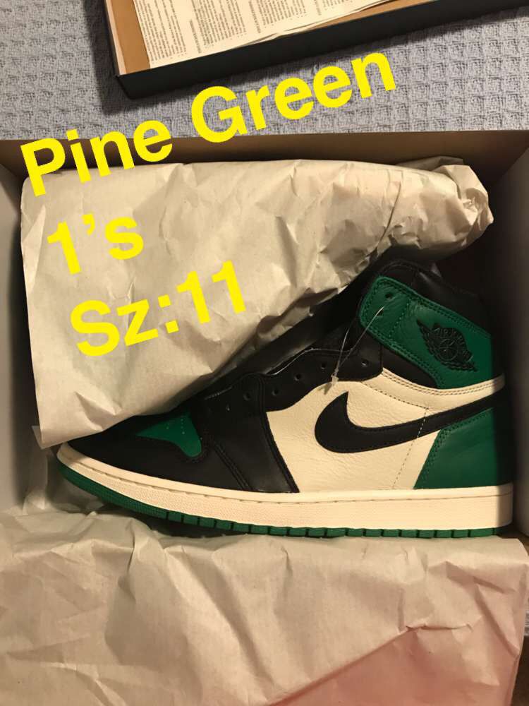 Jordan 1 pine green