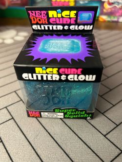 Needoh Glitter Glow nice cube