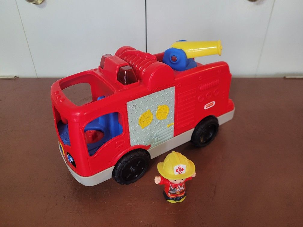 Fisher Price Little People Helping Others Fire Truck 