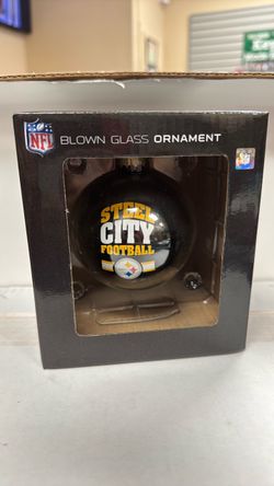 NFL Pittsburgh Steelers Blown Glass Ornament