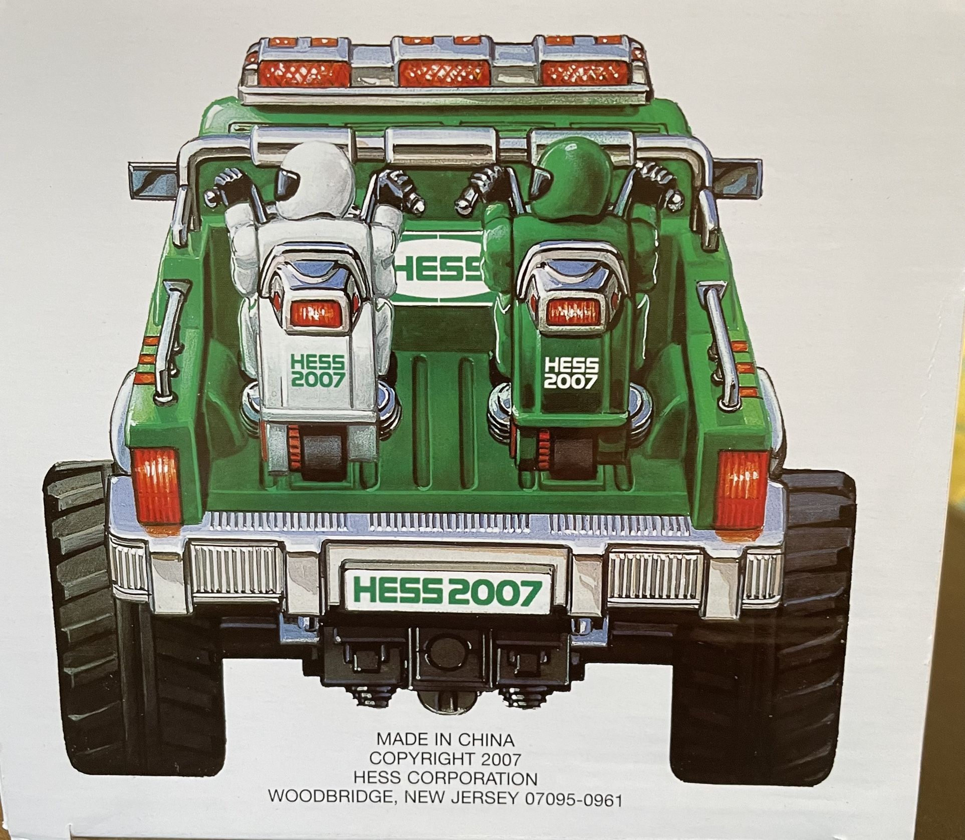 Hess Toy Monster Truck And Motorcycles 2007
