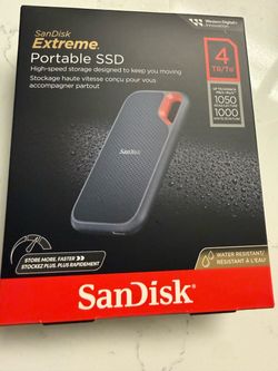 SanDisk Extreme Portable 4TB SSD