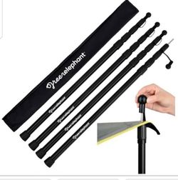 Green Elephant Camping Tarp Poles - Adjustable Aluminum Telescoping Tent