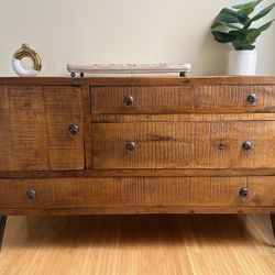 Credenza Wood Like New 