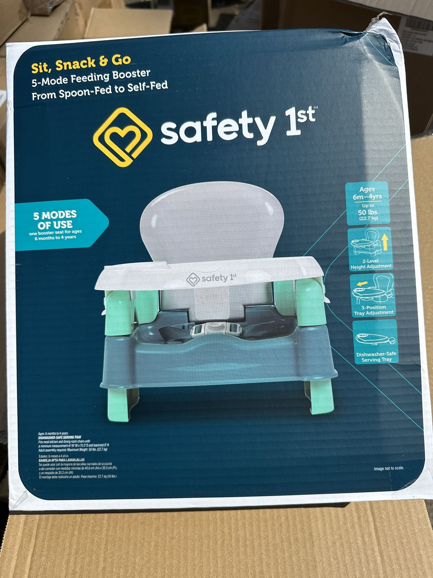 Safety 1st Sit, Snack & Go Feeding Booster Seat - Green