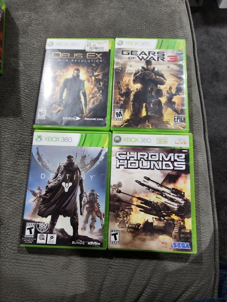 Shooter Game Lot Xbox 360