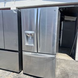 Kenmore Elite French Door Refrigerator Stainless Steel 