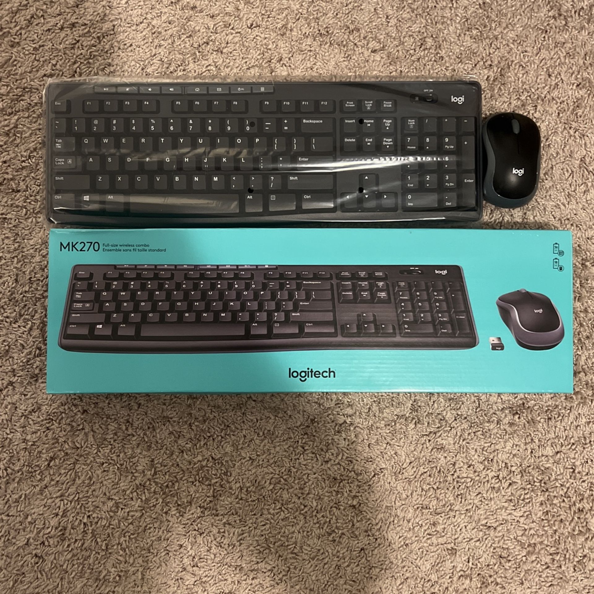 Logitech Wireless Keyboard and Mouse 