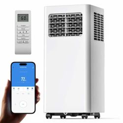 Air Conditioners/ 14000 BTU Portable A/C Unit,  700 sq. ft. with Dehumidifier with Remote and Wifi Enabled, NEW