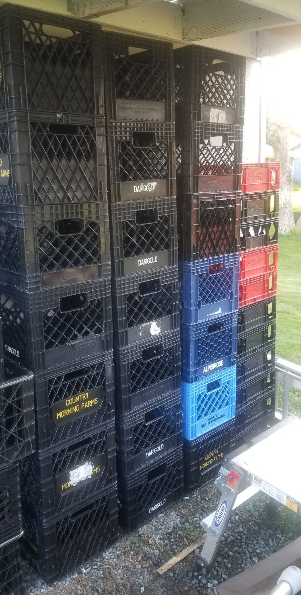 Milk crates and storage containers