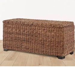Woven Banana Leaf Storage Trunk • $110