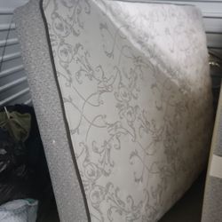Queen size box spring and mattress 