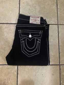 True Religion Ricky Relaxed Straight Jeans Size 34